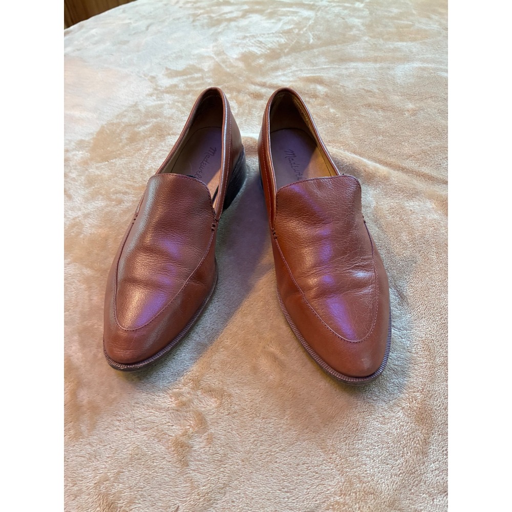 Madewell Women's Frances Leather Pointed Toe Loafers Size 9